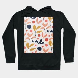 Abstract plants, mid century modern art Hoodie